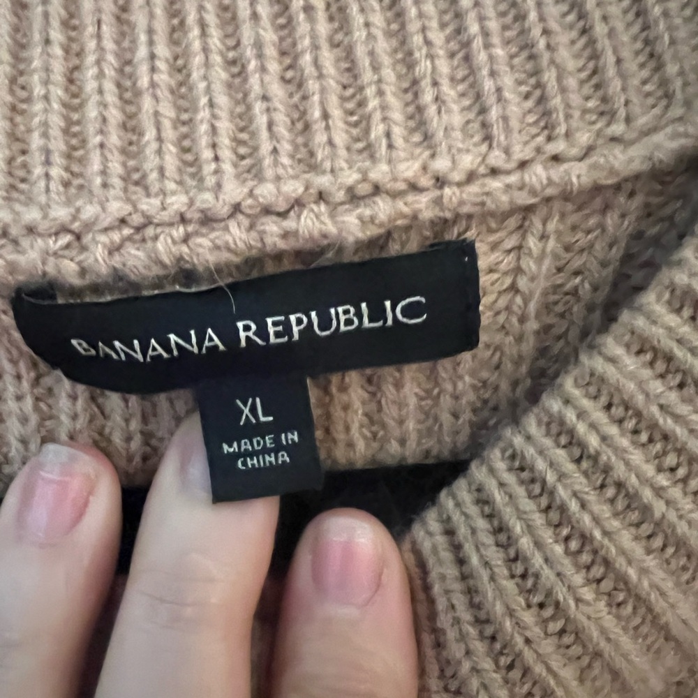 Banana Republic Women's Camel Button-Up Cardigan - Picture 8 of 12